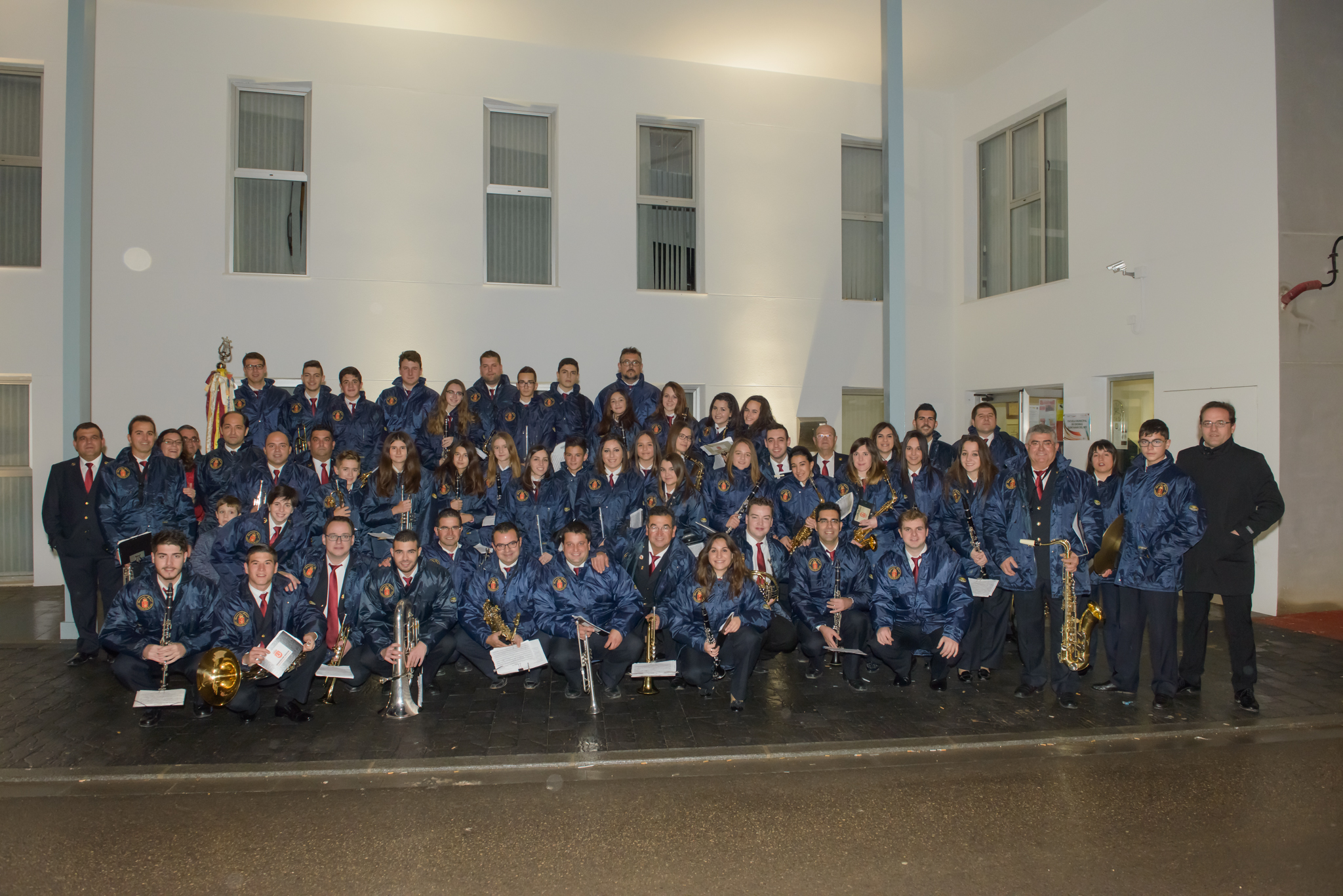 Banda de Música — foto de grupo en exterior