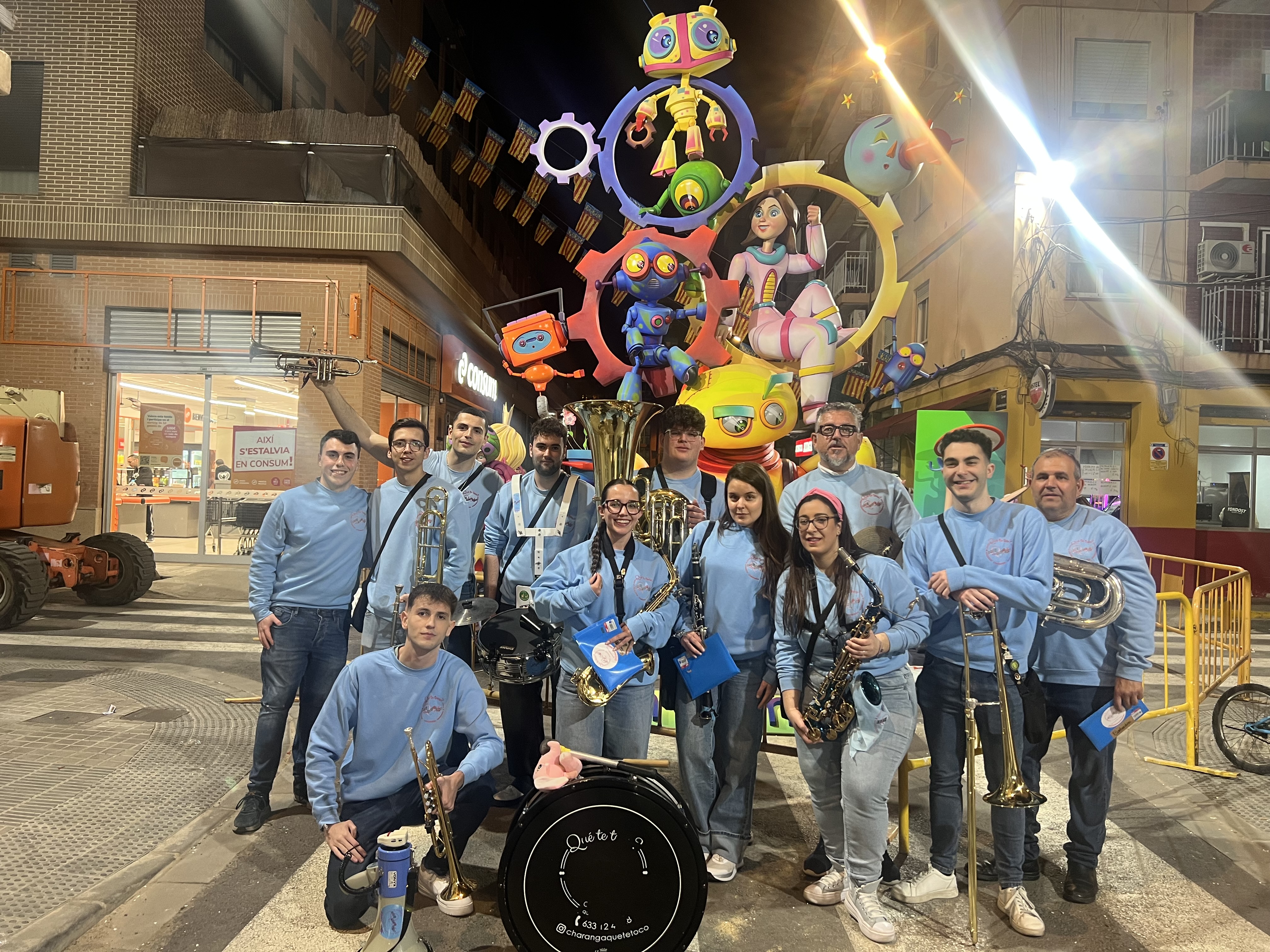 Charanga en las Fallas de Valencia